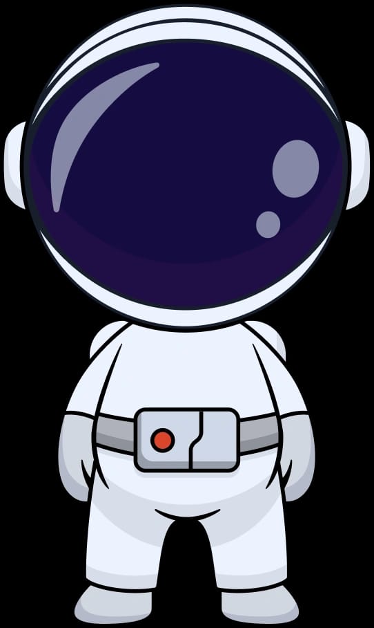 HYST astronaut character in action