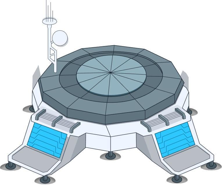 HYST game platform landing surface